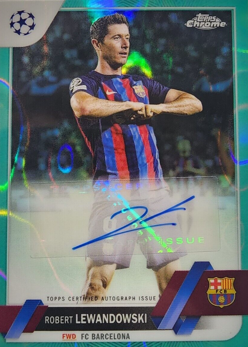 Robert Lewandowski 2022 Topps Chrome UEFA Club Competitions #CA-RL