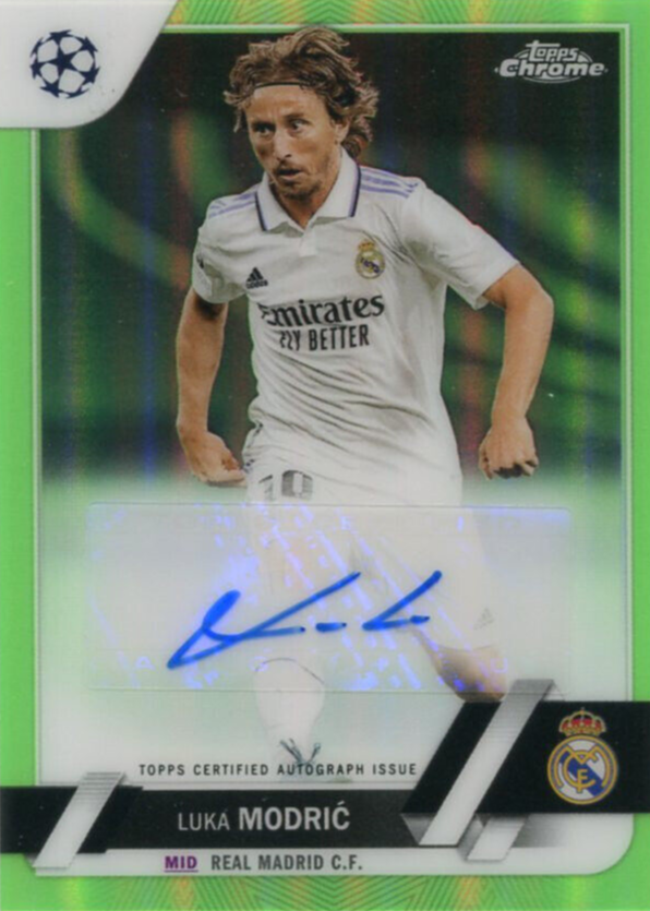 Luka Modric 2022 Topps Chrome UEFA Club Competitions #CA-MO 