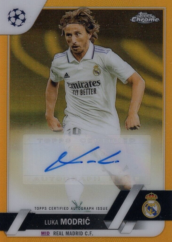 Luka Modric 2022 Topps Chrome UEFA Club Competitions #CA-MO 