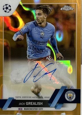 2022 Topps Chrome UEFA Club Competitions #CA-JG Autographs - Gold Lava Refractor