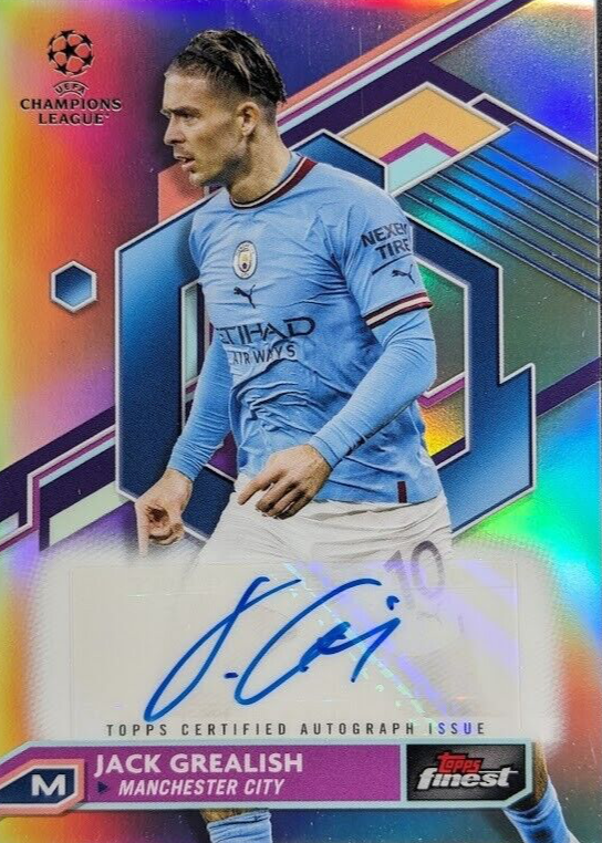 Jack Grealish 2022 Topps Chrome UEFA Club Competitions #CA-JG 