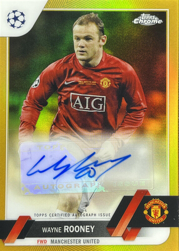 Wayne Rooney 2022 Topps Chrome UEFA Club Competitions #CA-WR