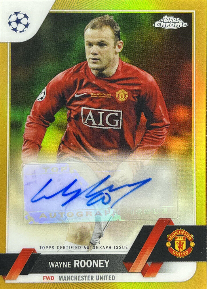 Wayne Rooney 2022 Topps Chrome UEFA Club Competitions #CA-WR 