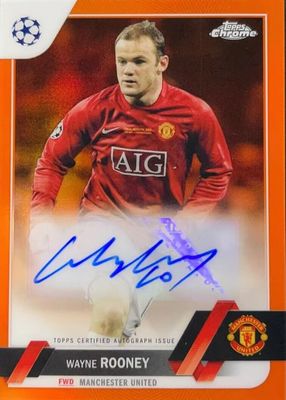 2022 Topps Chrome UEFA Club Competitions #CA-WR Autographs - Orange Refractor /25