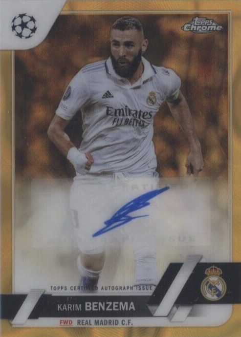 Karim Benzema 2022 Topps Chrome UEFA Club Competitions #CA-KB
