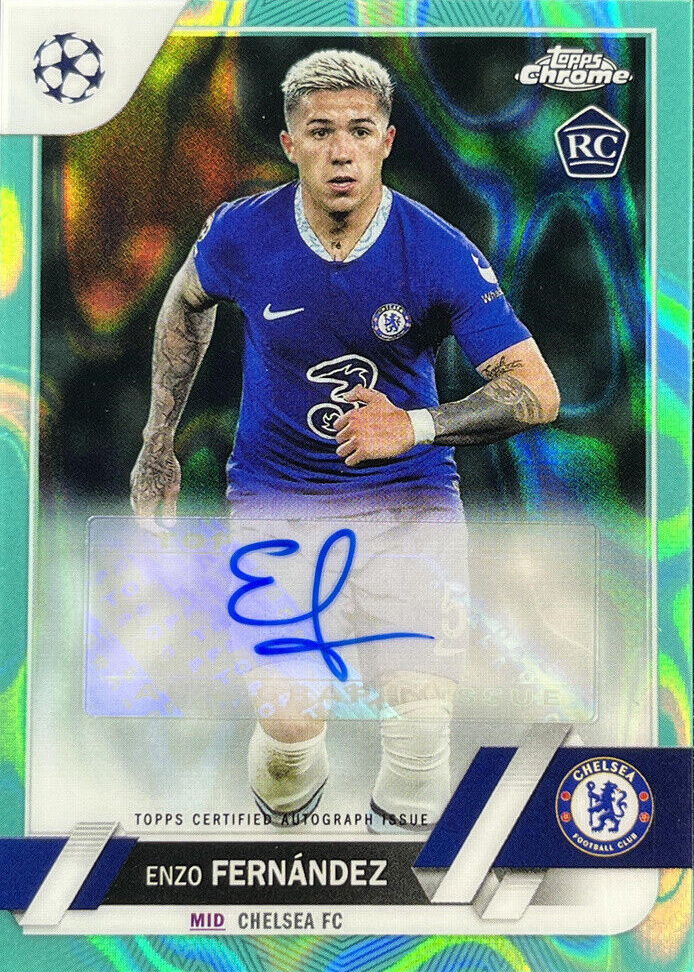 Enzo Fernandez 2022 Topps Chrome UEFA Club Competitions #CA-EF 