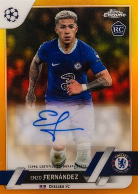 2022 Topps Chrome UEFA Club Competitions #CA-EF Autographs - Gold Refractor /50