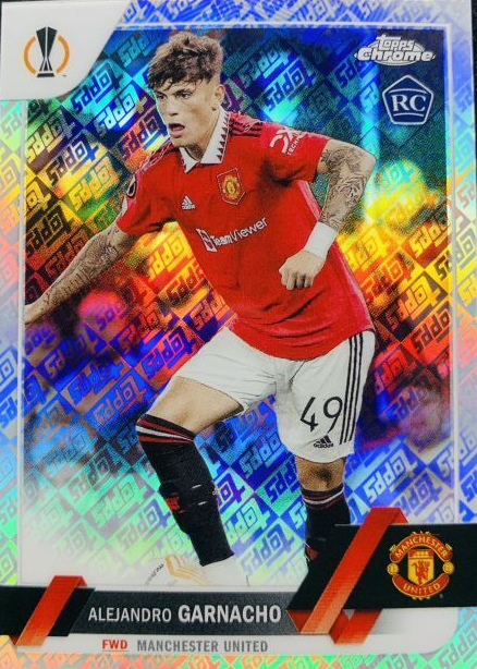 Alejandro Garnacho 2022 Topps Chrome UEFA Club Competitions #50 