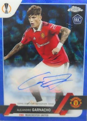 2022 Topps Chrome UEFA Club Competitions #CA-AG Autographs - Blue Wave Refractor /75