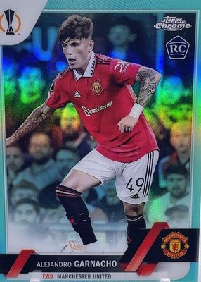 2022 Topps Chrome UEFA Club Competitions #50 Aqua Refractor /199