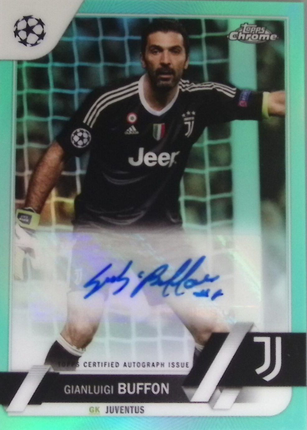 世界50枚限定！22-23 Topps Chrome BUFFON 直筆サイン Gianluigi Buffon 2022 Topps Chrome UEFA Club Competitions #CA-GB