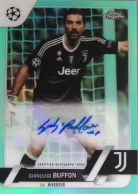 2022 Topps Chrome UEFA Club Competitions #CA-GB Autographs - Aqua Refractor /199