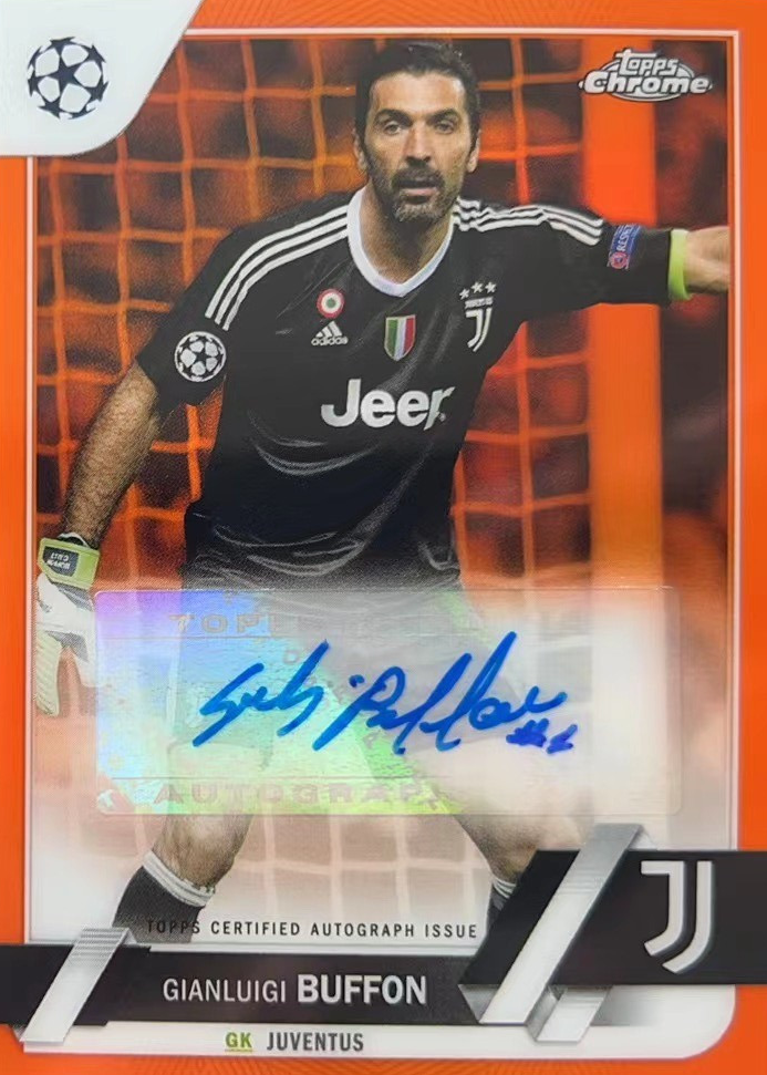 Gianluigi Buffon 2022 Topps Chrome UEFA Club Competitions