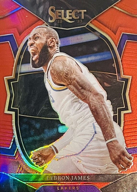 LeBron James 2022 Select #26 Concourse Red /199 Price Guide 