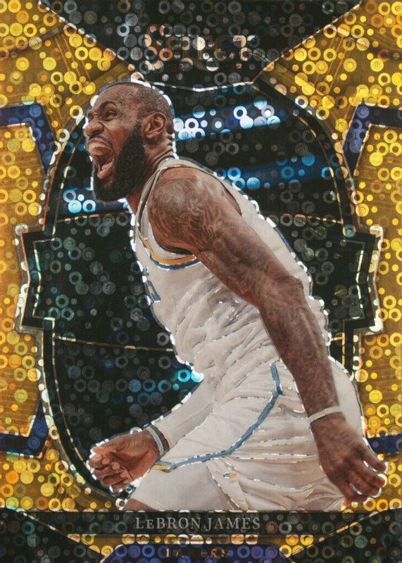 LeBron James 2022 Select #26 Concourse Gold Disco /10 PSA 10