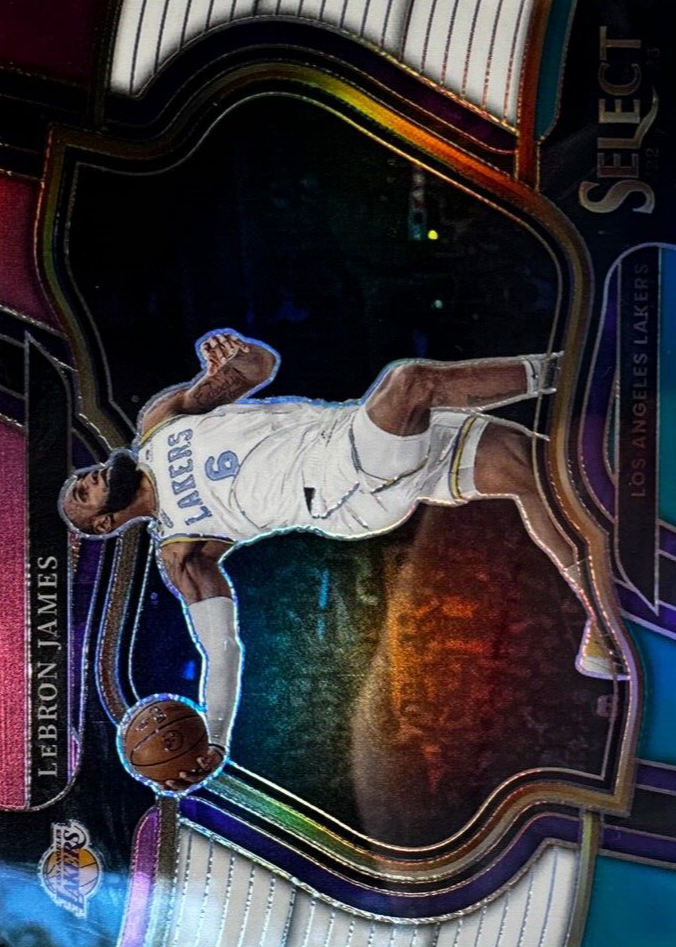 LeBron James 2022 Select #226 Courtside Teal White Pink /49 Price