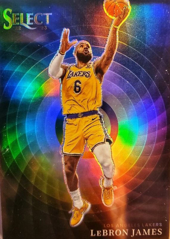 LeBron James 2022 Select #7 Color Wheel /(SSP) PSA 9