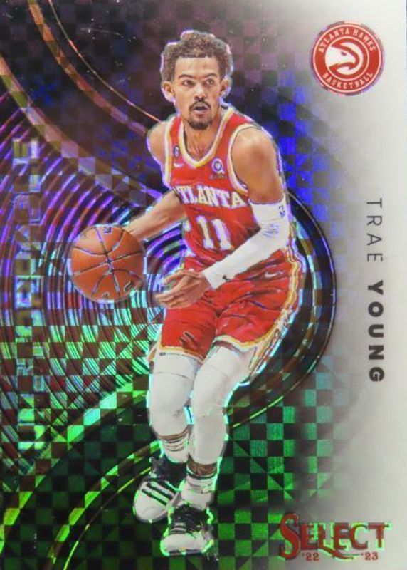 Trae Young 2022 Select #1 Unstoppable - Black /1 RAW