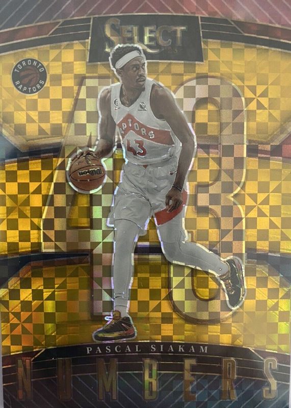 Pascal Siakam 2022 Select #14 Select Numbers - Gold /10 PSA 10