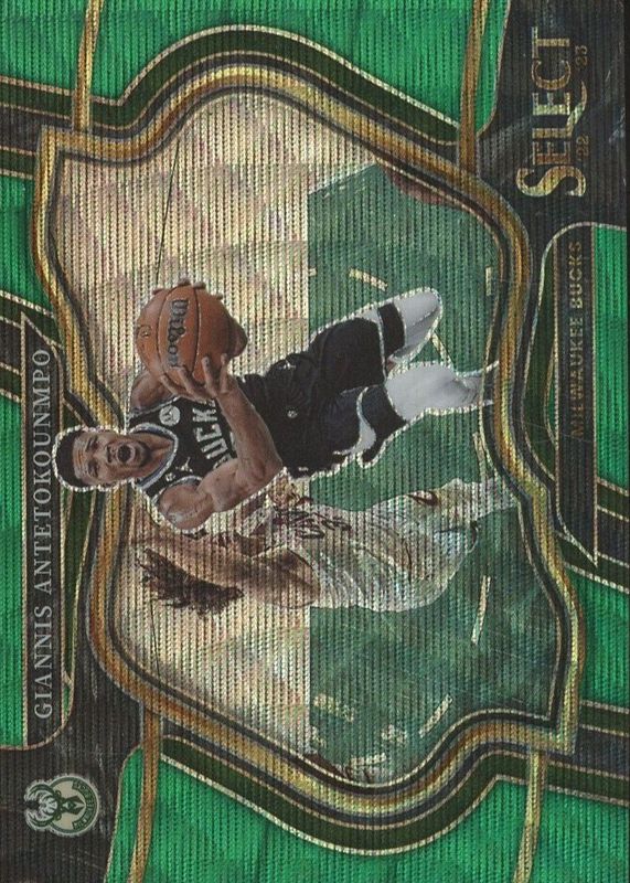 Giannis Antetokounmpo 2022 Select #261 Courtside Green Wave /50 PSA 10