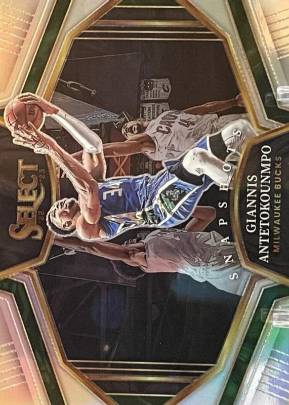 Giannis Antetokounmpo 2022 Select #1 Snapshots - Silver PSA 10