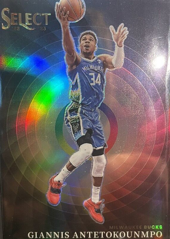 Giannis Antetokounmpo 2022 Select #9 Color Wheel /(SSP) RAW