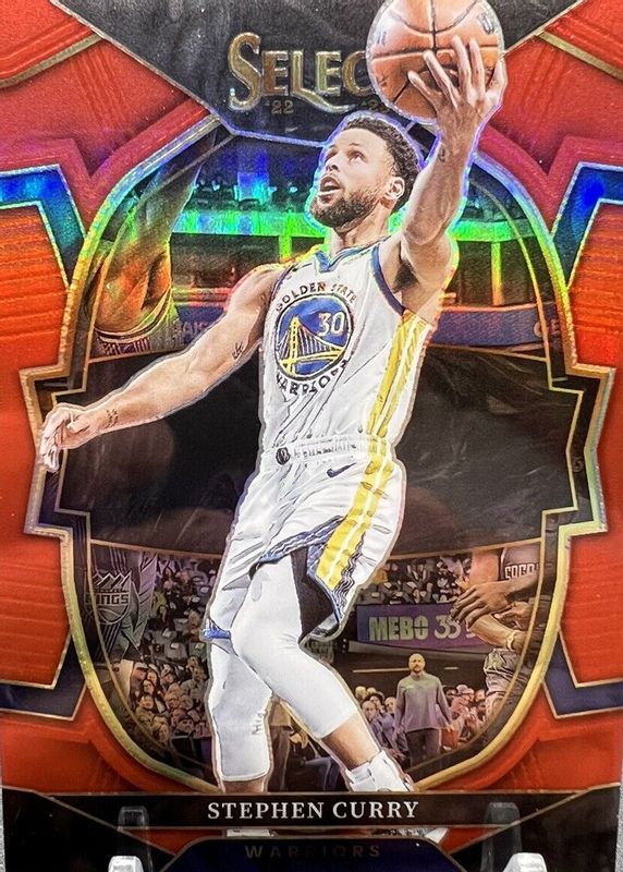 Stephen Curry 2022 Select #27 Concourse Red /199 RAW