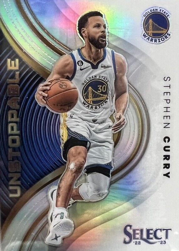 Stephen Curry 2022 Select #3 Unstoppable - Silver PSA 10