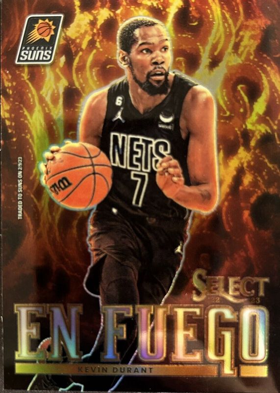 Kevin Durant 2022 Select #8 En Fuego - Silver PSA 10