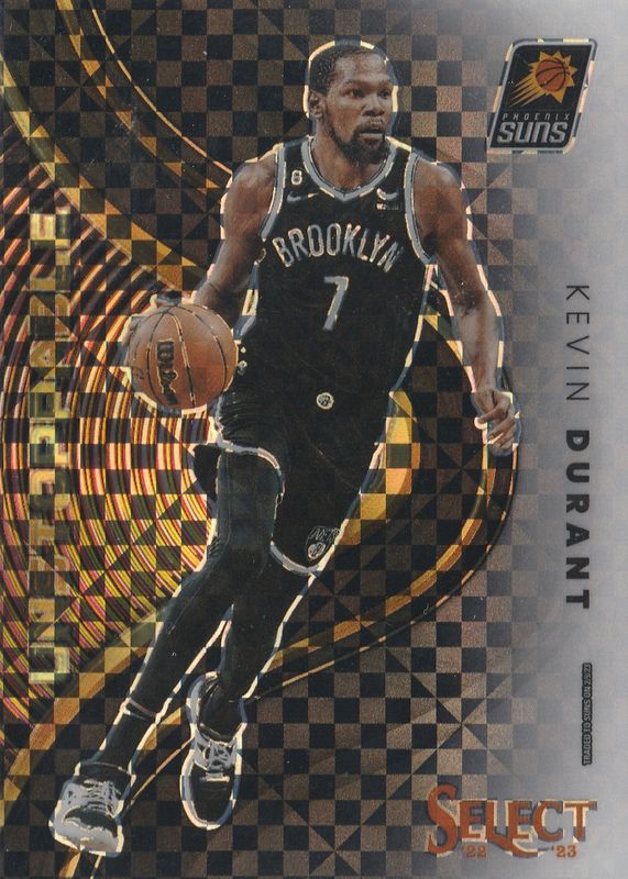 Kevin Durant 2022 Select #2 Unstoppable - Black /1 PSA 10