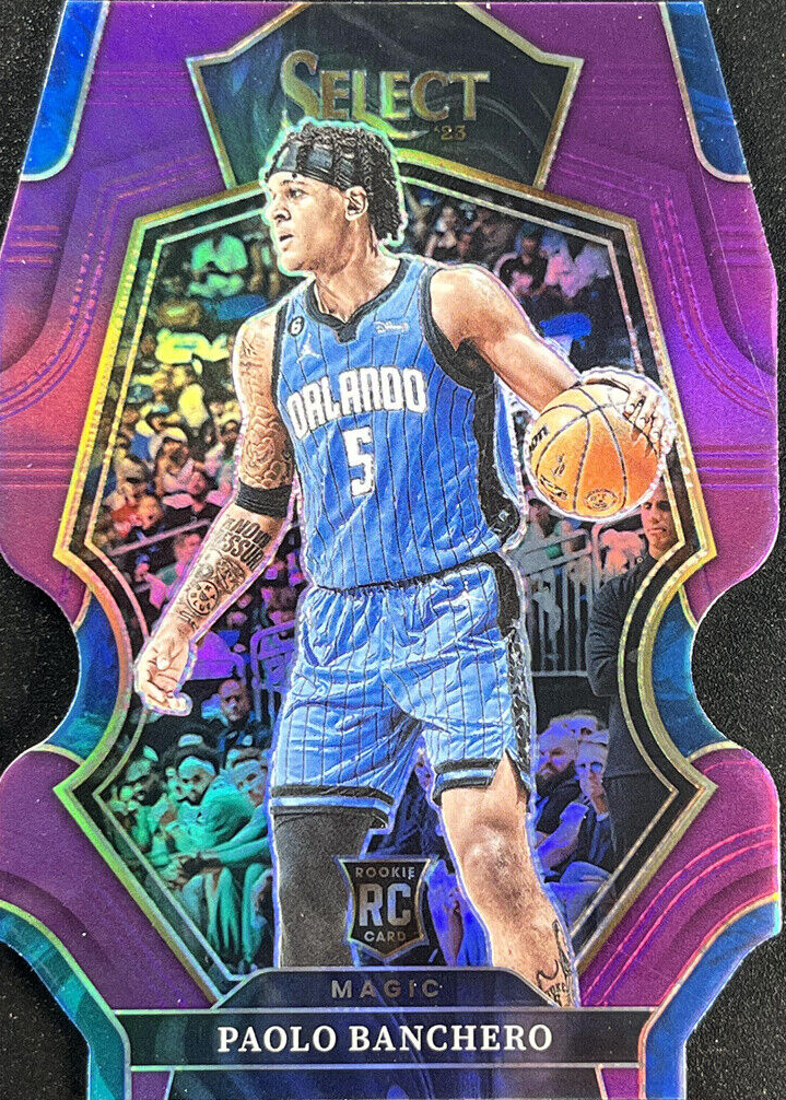 Paolo Banchero 2022 Select #169 Premier Level Purple Die-Cut