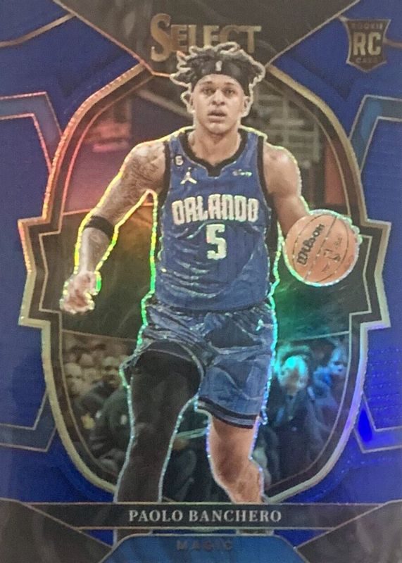 Paolo Banchero 2022 Select #72 Concourse Blue Prizm Rookie PSA 8