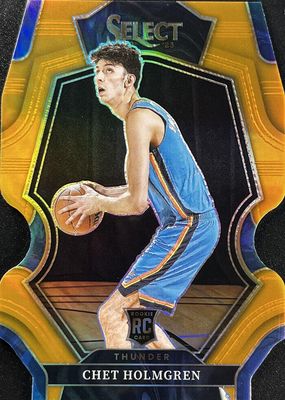 2022 Select #196 Premier Level Orange Die-Cut /65
