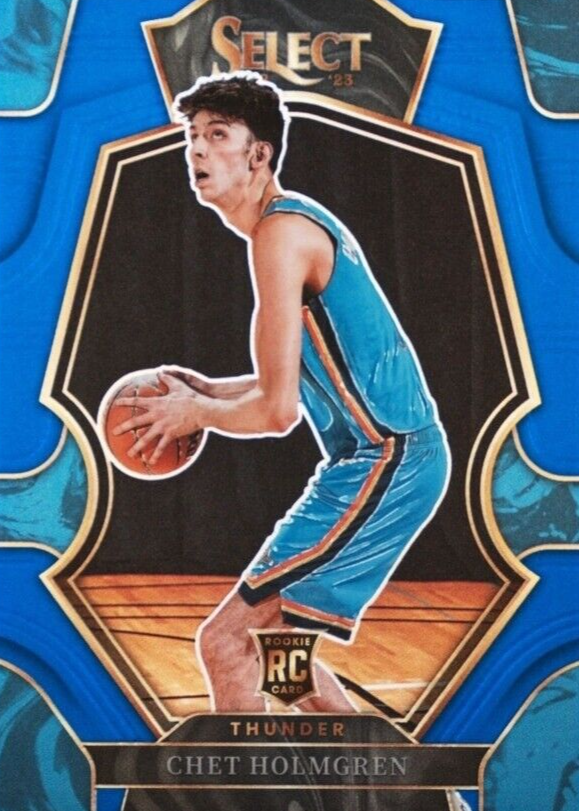 Chet Holmgren 2022 Select #196 Premier Level Blue Prizm