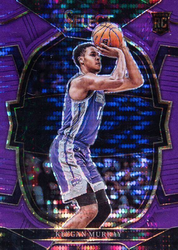 Keegan Murray 2022 Select #81 Concourse Neon Purple Pulsar /5 Rookie PSA 10