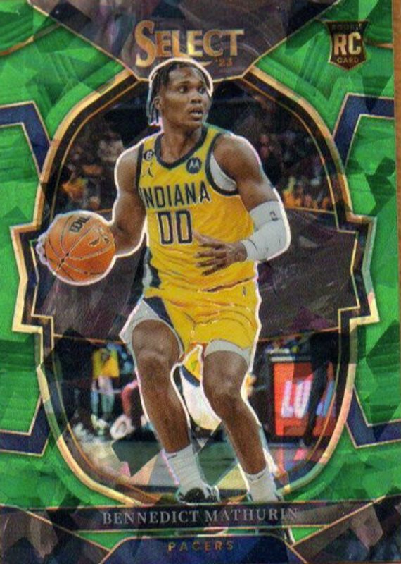 Bennedict Mathurin 2022 Select #79 Concourse Green Ice Rookie PSA 10