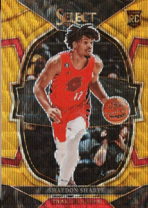 Shaedon Sharpe 2022 Select #71 Concourse Gold Wave /10 Price Guide