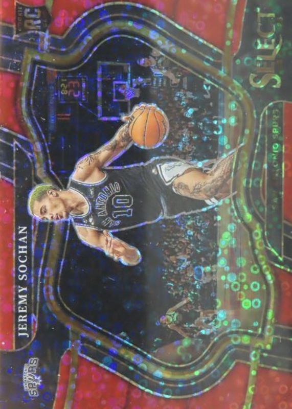 Jeremy Sochan 2022 Select #290 Courtside Red Disco /49 Rookie SGC 10