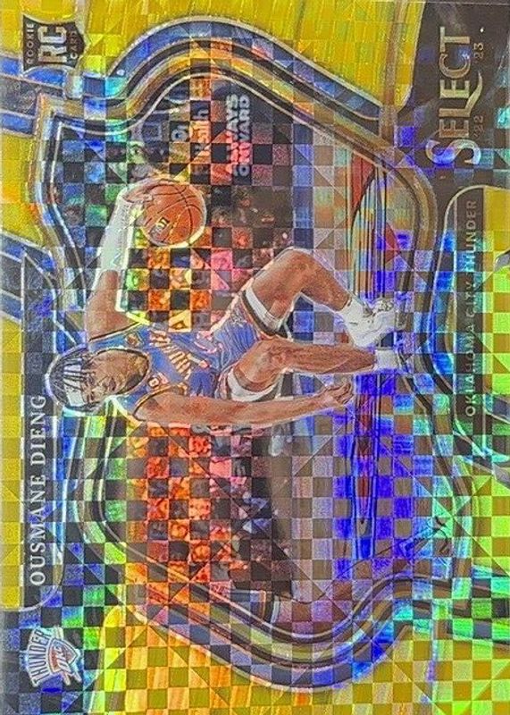 Ousmane Dieng 2022 Select #267 Courtside Gold /10 Rookie PSA 10