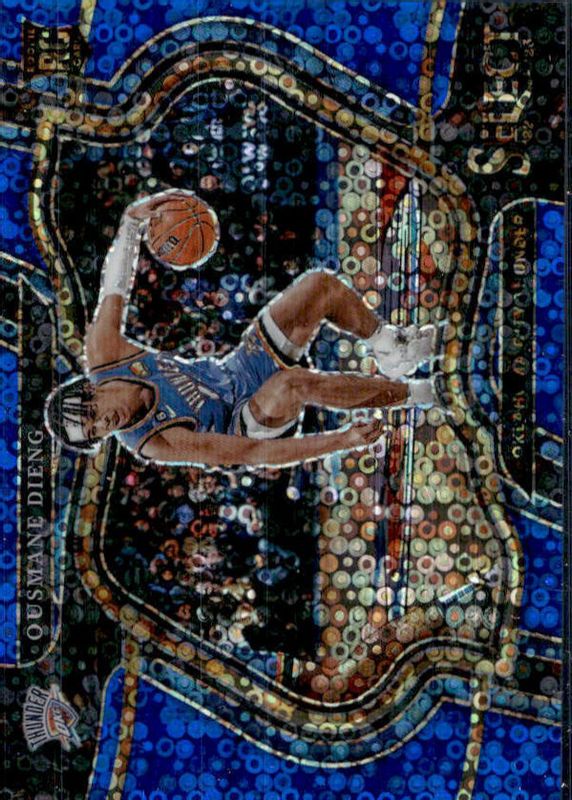 Ousmane Dieng 2022 Select #267 Courtside Blue Disco /25 Rookie PSA 10