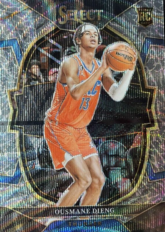 Ousmane Dieng 2022 Select #76 Concourse Elephant /(SSP) Rookie RAW