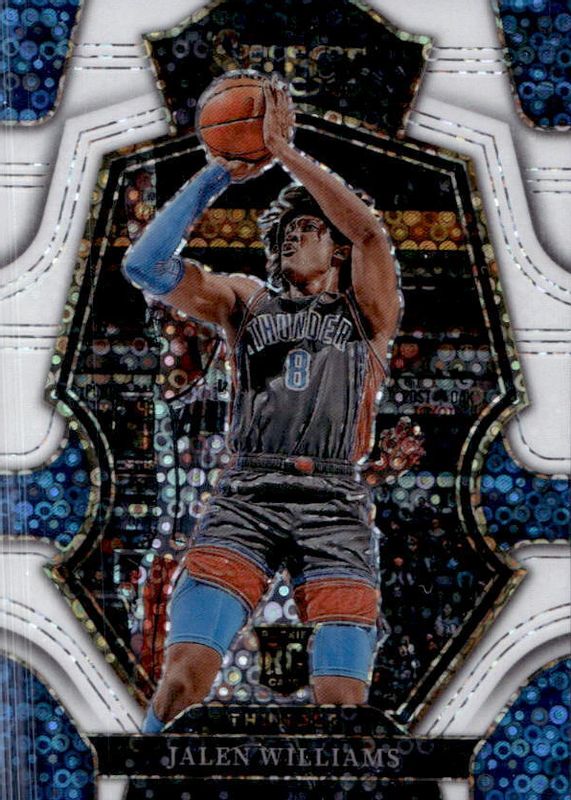 Jalen Williams 2022 Select #167 Premier Level White Disco /75 Rookie BGS 9