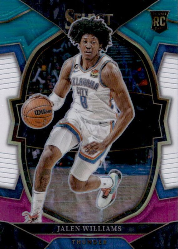 Jalen Williams 2022 Select #90 Concourse Teal White Pink /49 Rookie PSA 10