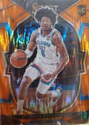 Jalen Williams 2022 Prizm #246 Orange Wave /60 Price Guide