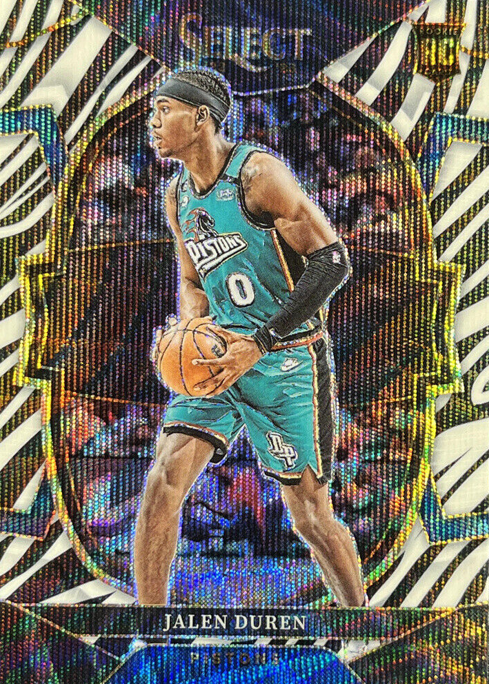 2022-23 NBA Hoops Rookie #243 Jalen Duren - Detroit Pistons