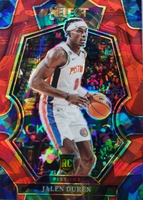 2022 Select #176 Premier Level Red Cracked Ice