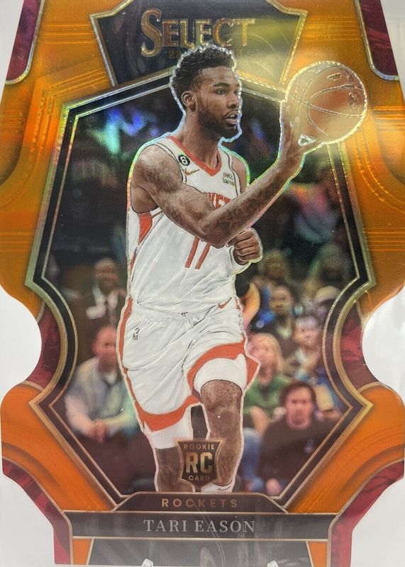 Tari Eason 2022 Select #183 Premier Level Orange Die-Cut /65 Rookie PSA 10