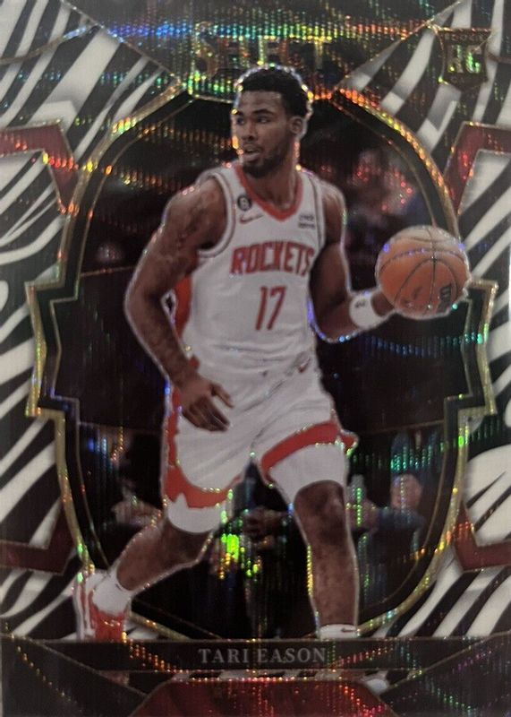 Tari Eason 2022 Select #82 Concourse Zebra /(SSP) Rookie PSA 10