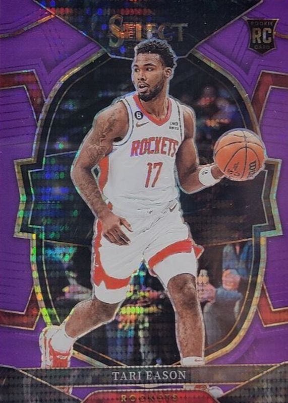 Tari Eason 2022 Select #82 Concourse Neon Purple Pulsar /5 Rookie PSA 10