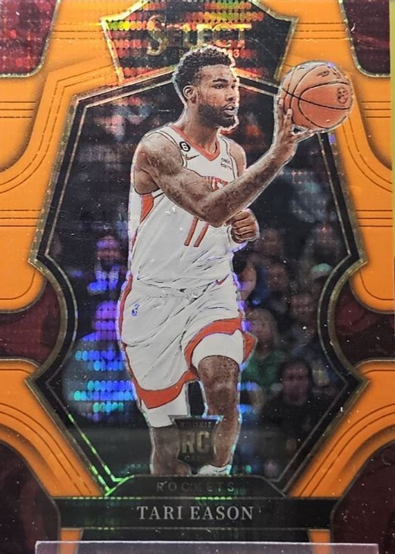 Tari Eason 2022 Select #183 Premier Level Neon Orange Pulsar /15 Rookie SGC 10